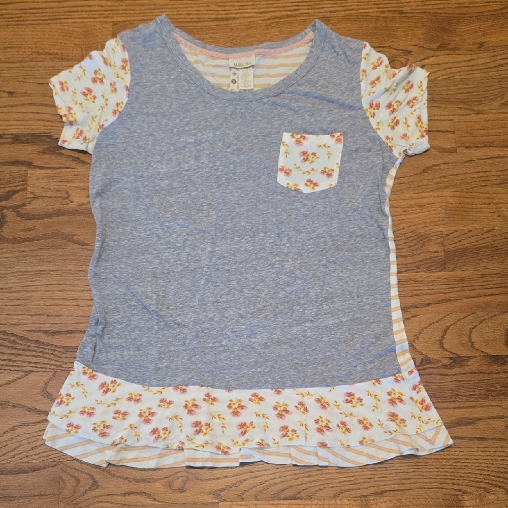Matilda Jane Blue and Floral Women's Tee
